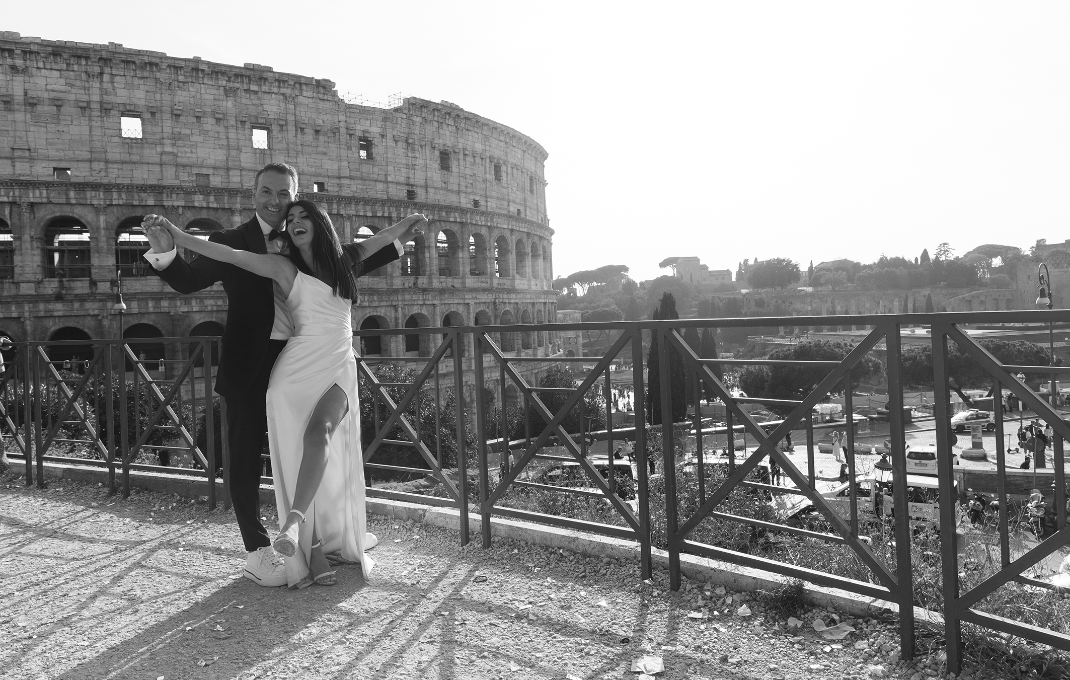 I will be your destination wedding photographer in rome italy